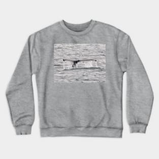 Whale Waterfall Crewneck Sweatshirt